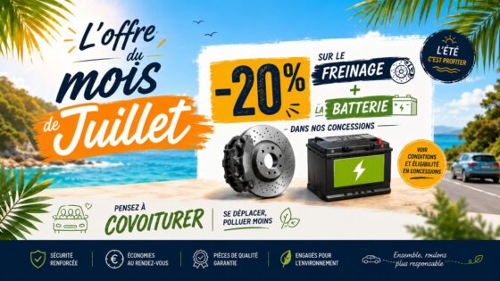 Offre du Mois de Juillet